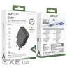 Зарядний пристрій Acefast A65 USB-C PD20W GaN ultra-thin Black (6974316282686)