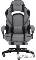 Крісло ігрове GT Racer X-2749-1 Gray/Black Suede (X-2749-1 Fabric Gray/Black Suede)