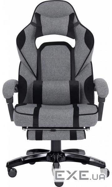 Крісло ігрове GT Racer X-2749-1 Gray/Black Suede (X-2749-1 Fabric Gray/Black Suede)