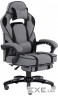 Крісло ігрове GT Racer X-2749-1 Gray/Black Suede (X-2749-1 Fabric Gray/Black Suede)
