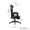 Крісло ігрове GT Racer X-2749-1 Gray/Black Suede (X-2749-1 Fabric Gray/Black Suede)