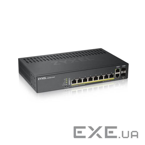 Комутатор мережевий ZyXel GS1920-8HPV2-EU0101F