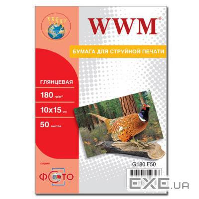 Фотопапір WWM 10x15 (G180.F50/ G180.F50/С)