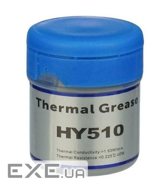 Паста термопровідна HY-510 10g, банку, Grey, >1,93W / m-K, <0.225&de (HY-510 / 10)