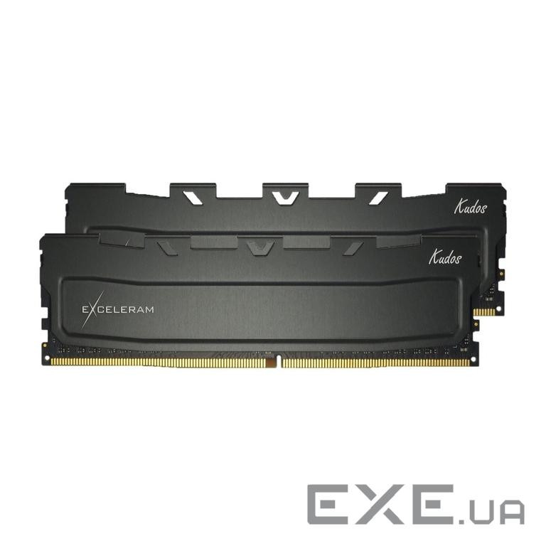 Модуль пам'яті EXCELERAM Kudos DDR4 3200MHz 32GB Kit 2x16GB Black (EKBLACK4323216XD)