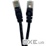 Патч-корд 0.25м UTP cat.5e, CCA, 24AWG, black GEAR (GPC-UTPCCARJ45-0.25B)
