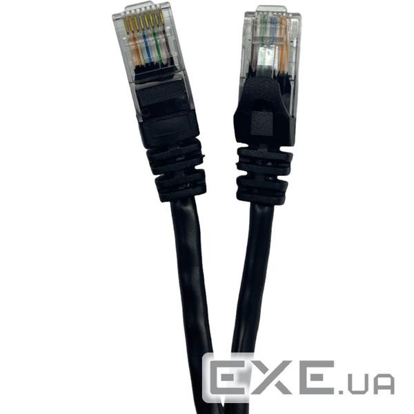 Патч-корд 0.25м UTP cat.5e, CCA, 24AWG, black GEAR (GPC-UTPCCARJ45-0.25B)