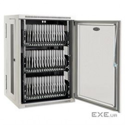 48-Device USB Charging Station Cabinet with Sync for iPad and Android Tablets, Wall-Mount (CS48USBW)
