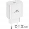 Зарядний пристрій RivaCase 1xUSB Type-C PD 20 Вт кабель Type-C white (PS4101 WD4 (White))