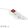 Мережевий подовжувач 2E 5XSchuko з вимикачем,1.5м , white (2E-U05ESM1.5)