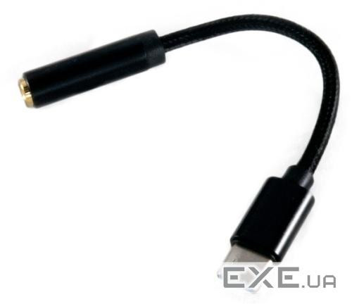 Перехідник Type-C to Audio 3.5mm (Plug-Socket) 0.12m Extradigital (KBA1760)