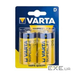 Батарейка Varta D Super Heavy Duty вугільно-цинкова * 2 (02020101412)