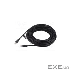 Патч-корд 20м, UTP cat 6 RJ-45 black Vention (IBEBQ)