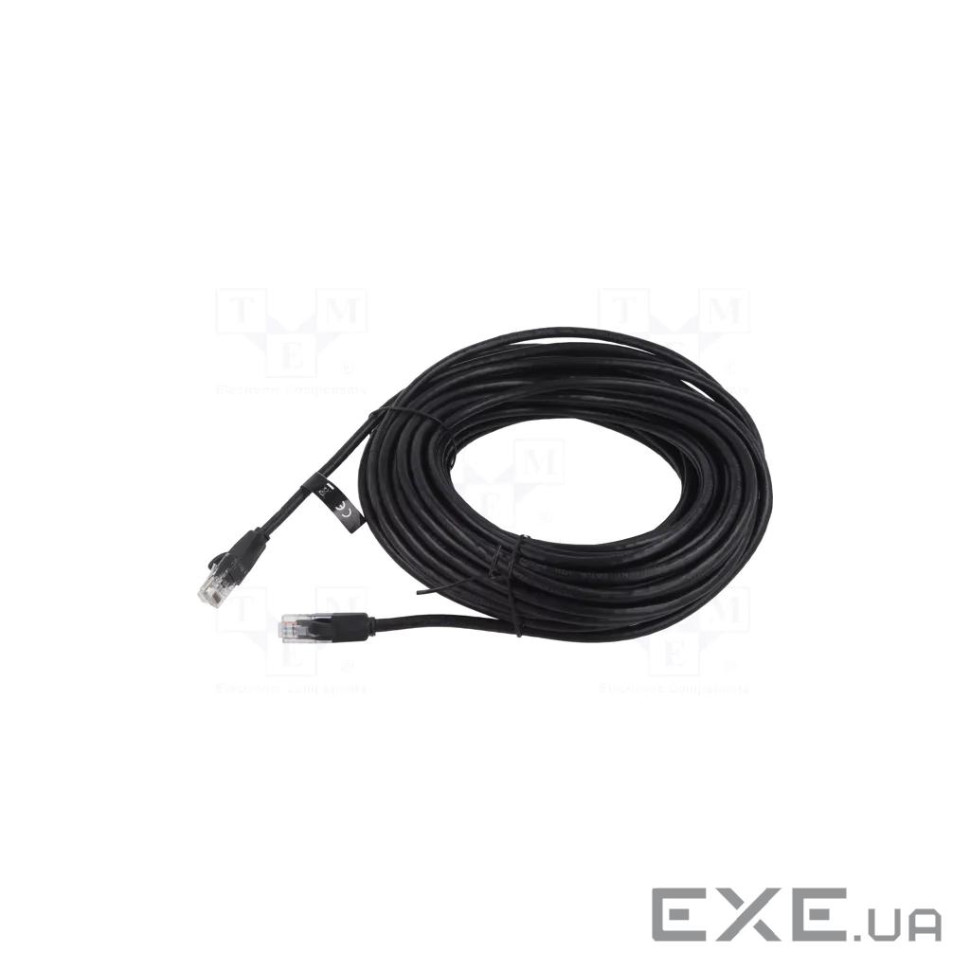Патч-корд 20м, UTP cat 6 RJ-45 black Vention (IBEBQ)