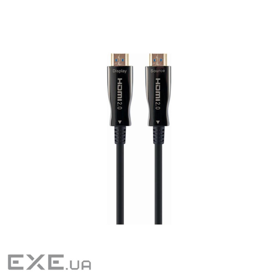 Кабель Cablexpert CCBP-HDMI-AOC-30M-02, HDMI V.2.0, вилка/вилка, з позолоченими контактами, 30 м