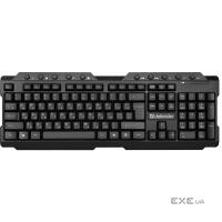 Клавіатура бездротова Defender Element HB-195 UKR Black (45189)