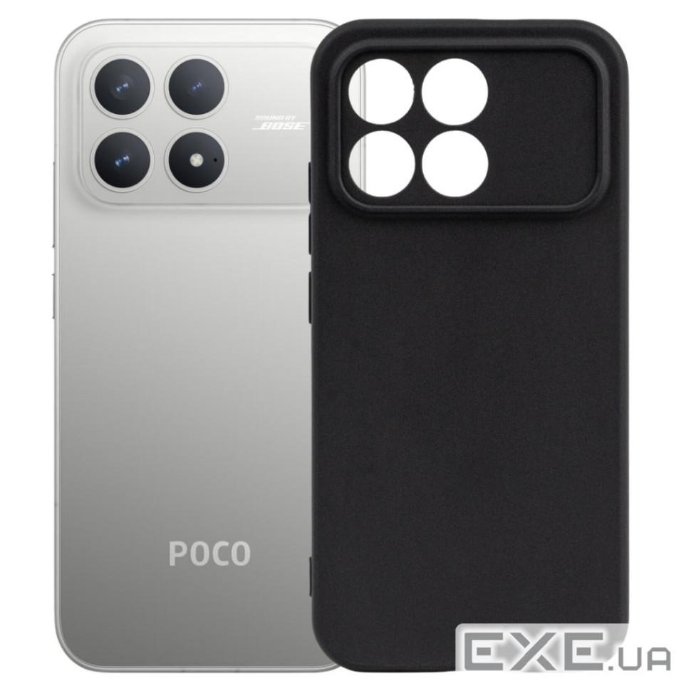 Чохол до мобільного телефона BeCover Poco F8 Pro Black (715063)