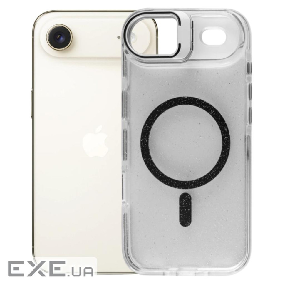 Чохол до мобільного телефона BeCover FIBRA Star Shine MagSafe Apple iPhone 17 Air Black (715418)