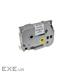Стрічка для принтера етикеток UKRMARK RL-B-T141P-BK/CL, аналог TZE141. 18 мм х 8 м (CBTZ141)