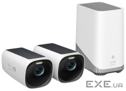 Комплект камер IP EUFY S330 - 2-Cam Kit + HomeBase 3 (Чорний + Білий) (T88713W1)