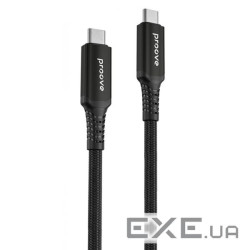 Кабель Proove Speed Line Type-C to Type C 240W USB 4.0 (1m) black (CCSL60002201)