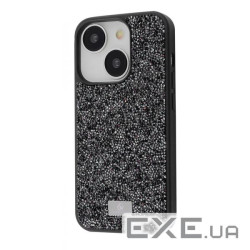 Чохол Bling World Rock Diamond (TPU) iPhone 15 black titanium (55605 black titanium)