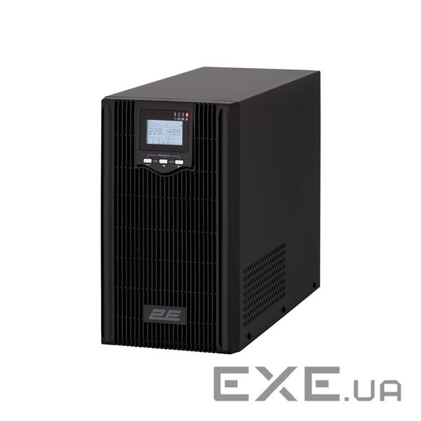 Джерело безперебійного живлення 2E PS3000L, 3000VA/2400W, на зовнішні АКБ 4*12В, 3xSchu (2E-PS3000L) , 3xSchu (2E-PS3000