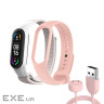 Ремінець до фітнес браслета Armorstandart комплект 3шт Xiaomi Mi Band 7/6/5 New Style Pink (ARM77037