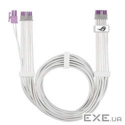 Кабель для видеокарты Asus ROG Equalizer 12V-2x6 ATX 3.1 & PCIe 5.1 White (90YE00BP-B0QA00)