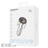 Автомобільне ЗУ Proove FM Launcher Power Drive 30W (PD+QC3.0) Type-C+USB silver (FMPD30110006)