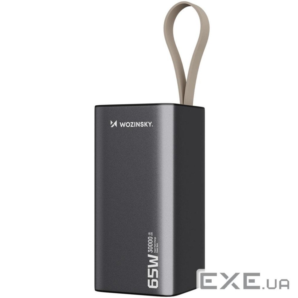Батарея універсальна Wozinsky 30000mAh, K65+ 65W 30000mAh 2*USB-C, USB-A (5907769364457)