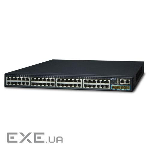 Керований комутатор L3, 48 портів 10/100/1000BaseT та 4 порти SFP+ (SGS-6341-48T4X)