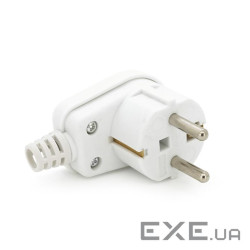 Вилка із заземленням кутова SQ-SN-03, 16A 250V, White, Q200 SQ-SN-03, 16A 250V, White, Q200