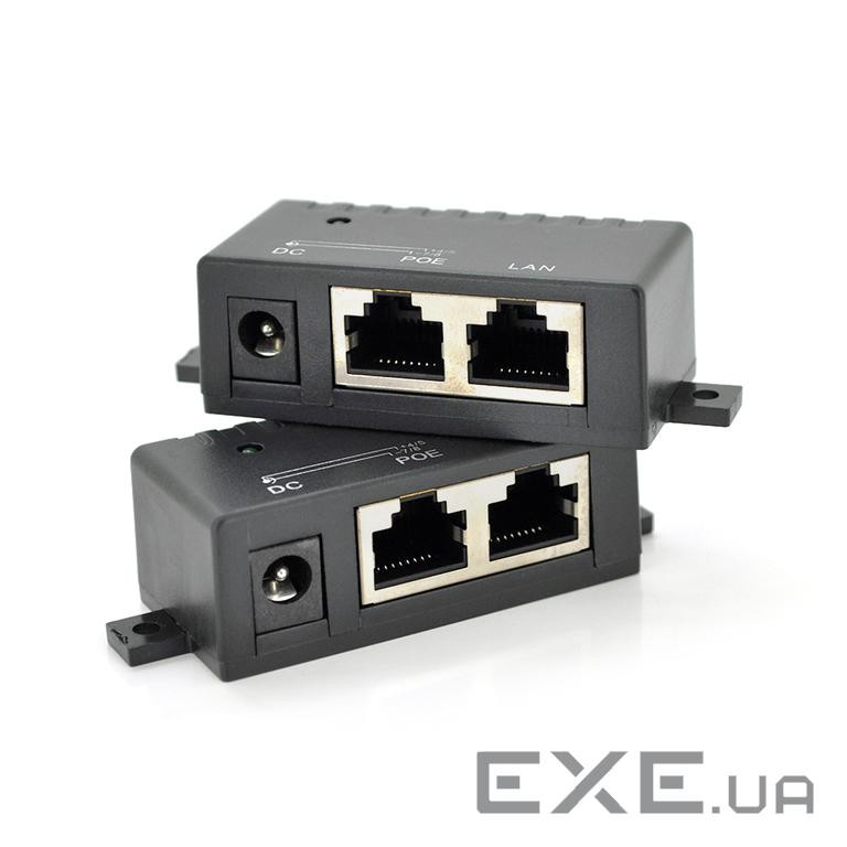 POE інжектор IEEE 802.3af PoE з портом Ethernet 10 / 100 / 1000 Мбіт / с (06354) (06354)