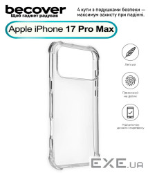 Чeхол-накладка BeCover Anti-Shock для Apple iPhone 17 Pro Max Clear (713799)
