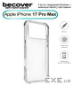 Чeхол-накладка BeCover Anti-Shock для Apple iPhone 17 Pro Max Clear (713799)