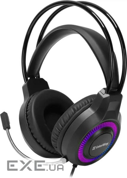 Навушники ColorWay GlowCore RGB Black (CW-HPG02BK)