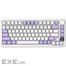 Клавіатура ігрова механічна Attack Shark X85PRO 82кл. RGB, Wireless, Lavender (X85PROL_AS)