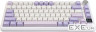 Клавіатура ігрова механічна Attack Shark X85PRO 82кл. RGB, Wireless, Lavender (X85PROL_AS)