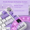 Клавіатура ігрова механічна Attack Shark X85PRO 82кл. RGB, Wireless, Lavender (X85PROL_AS)