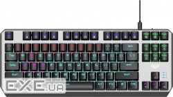 Клавіатура дротова Aula Aegis Mechanical Keyboard EN/RU Red switch (6948391240299)