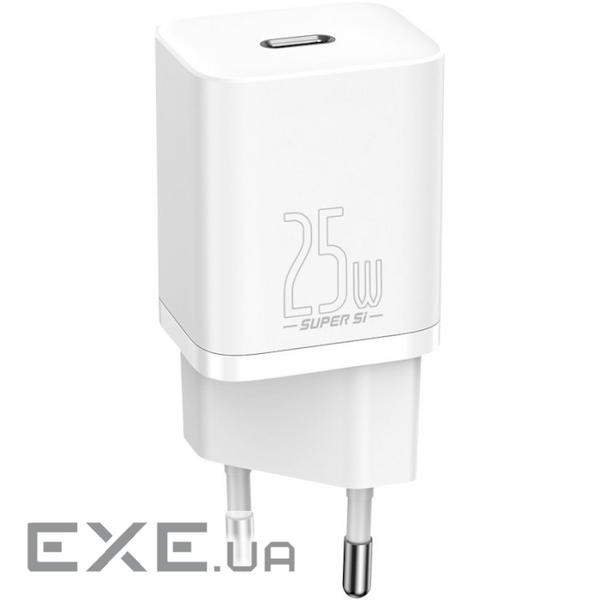 Зарядний пристрій Baseus Super Si Quick Charger 1C White (CCSP020102)
