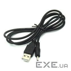 Кабель живлення пристроїв USB2.0 A-Jack DC M/M 1.0m,3.5x1.35mm Power AWG24 Cu,чорний (84.00.7086-1)