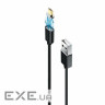 Дата кабель USB 2.0 AM to Micro 5P 1.0m Magnet Grand-X (MG-01M)