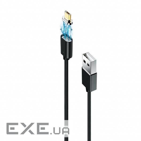Дата кабель USB 2.0 AM to Micro 5P 1.0m Magnet Grand-X (MG-01M)
