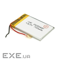 Літій-полімерний акумулятор 4*30*48mm (Li-ion 3.7В 700мА&middot,год) (403048) ) (403048)