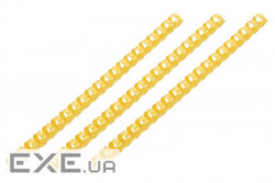 Пластикові пружини для біндера 2E, 28мм, жовті, 50шт (2E-PL28-50YL)
