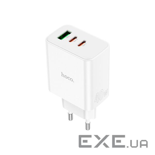 Зарядний пристрій HOCO C126A Pure White (6931474798725)
