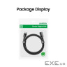 Кабель мультимедійний HDMI M to HDMI F 1.0m 8K HD151 black Ugreen (40447)