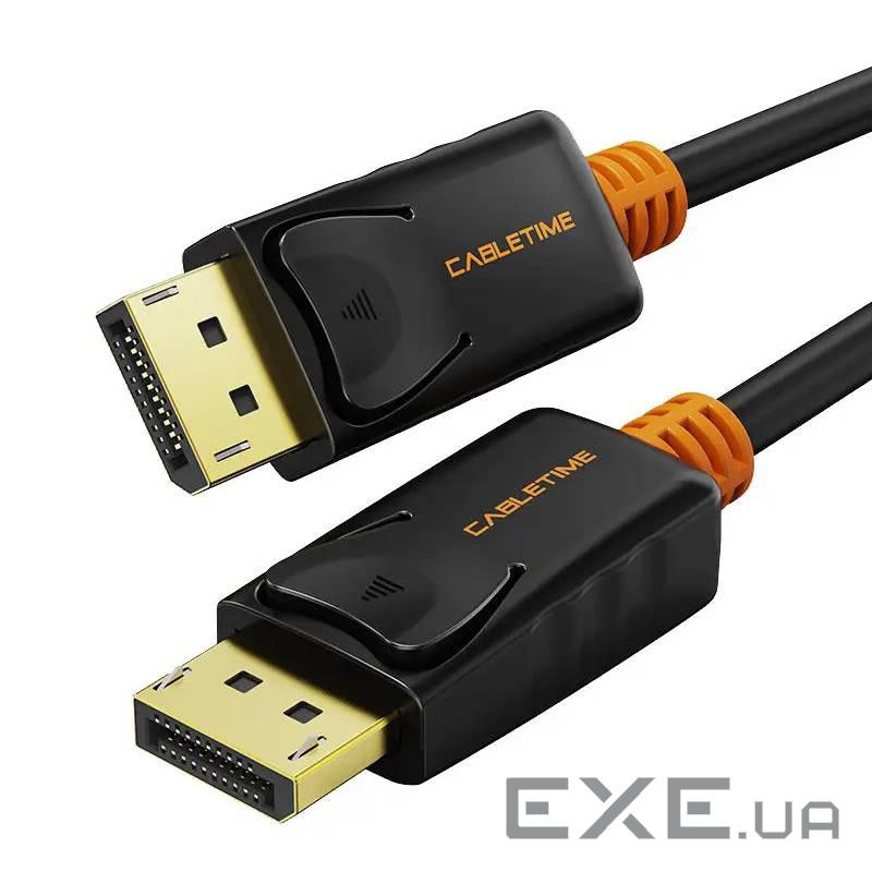 Кабель Cabletime DisplayPort - DisplayPort V 1.2 (M/M), 1 м Black (CD21H)